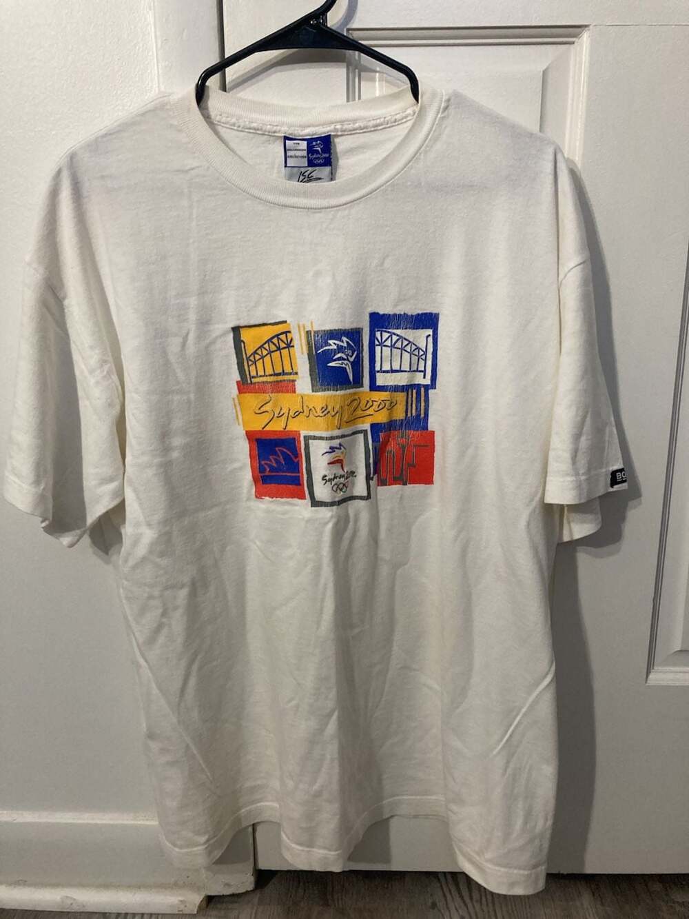 ISC Sydney 2000 Olympic Games T-Shirt Size XL White Graphic